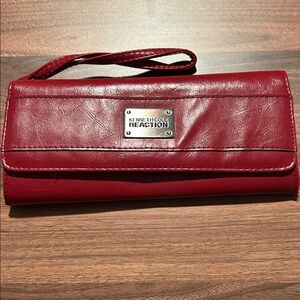Kenneth Cole Reaction long wallet w/ wrist strap